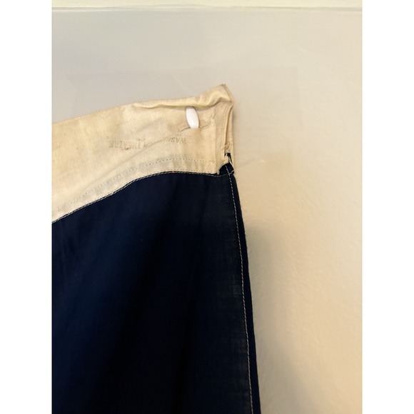 Vintage Large Tricolor Of France Merchant Flag Art Decor Organic Materials - Picture 4 of 5